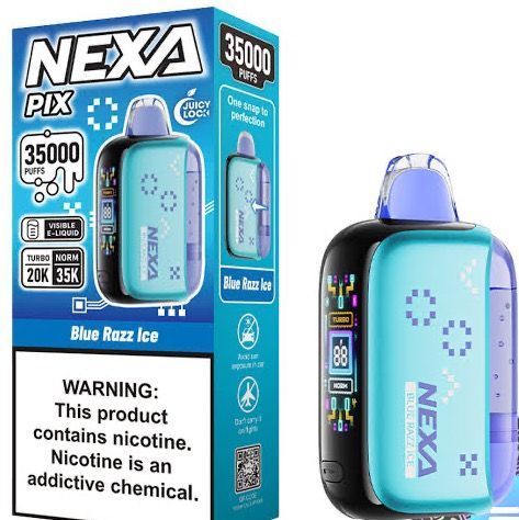 NEXA PIX 35k BLUE RAZZ ICE NEXA PIX 35k BLUE RAZZ ICE