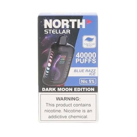 NORTH STELLER 40k BLUE RAZZ ICE
