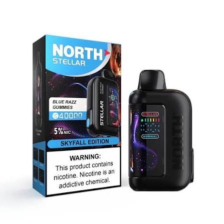 NORTH STELLER 40k BLKUE RAZZ GUMMIES