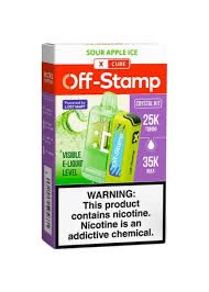 OFF-STAMP VISABLE E-LIQUID LEVEL SOUR APPLE ICE
