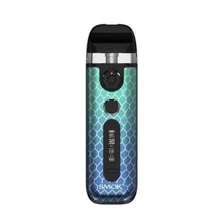 Official Smok Novo 5 Vape Starter Pod Kit 30W Integrated 900mah Battery 2ml Novo 5 Meshed Pods MTL Vaping Ecig ecigarette No Nicotine (Green Blue Cobra) Official Smok Novo 5 Vape Starter Pod Kit 30W Integrated 900mah Battery 2ml Novo 5 Meshed Pods MTL Vaping Ecig ecigarette No Nicotine (Green Blue Cobra)