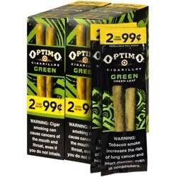 OPTIMO 2/99 CIGARILLOS GREEN LEAF