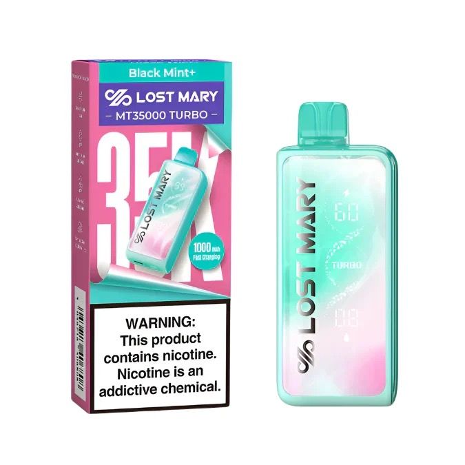 LOST MARY MT 35k TURBO BLACK MINT+ LOST MARY MT 35k TURBO BLACK MINT+