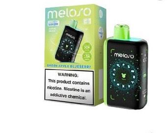MELOSO 30k GREEN APPLE BLUEBERRY MELOSO 30k GREEN APPLE BLUEBERRY
