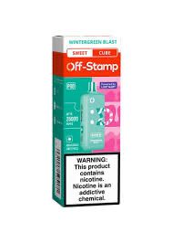 OFF-STAMP 25k CUBE WINTERGREEN BLAST OFF-STAMP 25k CUBE WINTERGREEN BLAST