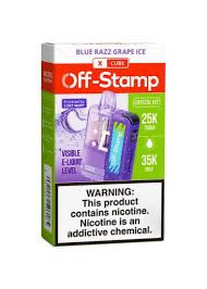 OFF-STAMP VISABLE E-LIQUID LEVEL BLUE RAZZ GRAPE ICE OFF-STAMP VISABLE E-LIQUID LEVEL BLUE RAZZ GRAPE ICE