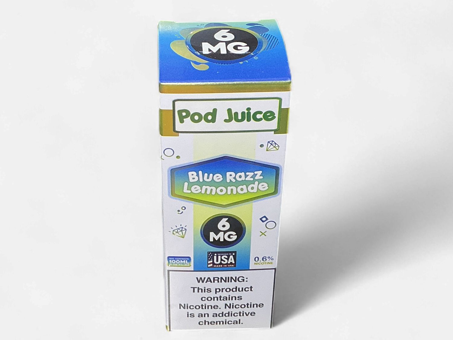 POD JUICE BLKUE RAZZ LEMONADE 6MG POD JUICE BLKUE RAZZ LEMONADE 6MG