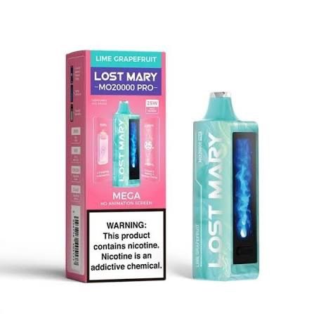 LOST MARY MO 20k PRO LIME GRAPEFRUIT LOST MARY MO 20k PRO LIME GRAPEFRUIT