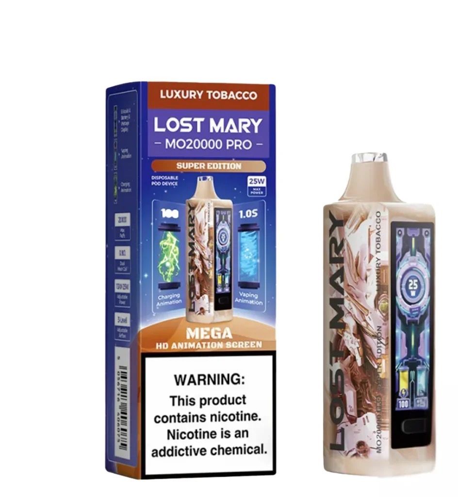 LOST MARY MO 20k PRO LUHXURY TOBACCO LOST MARY MO 20k PRO LUHXURY TOBACCO