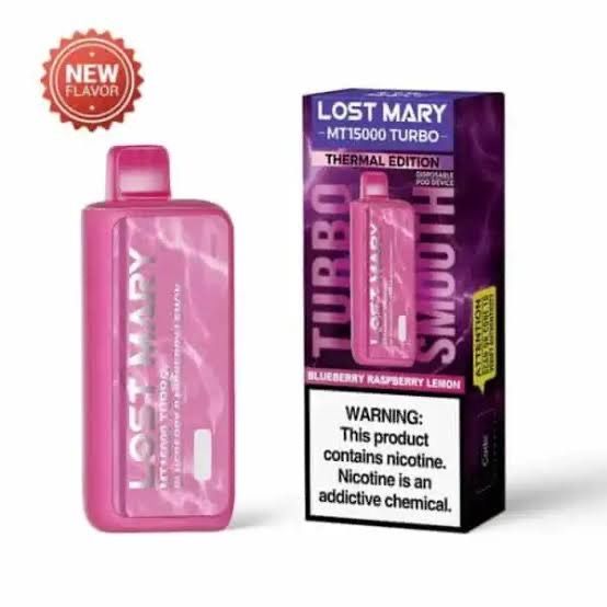 LOST MARY MT 15k TURBO BLUEBERRY RASPBERRY LEMON