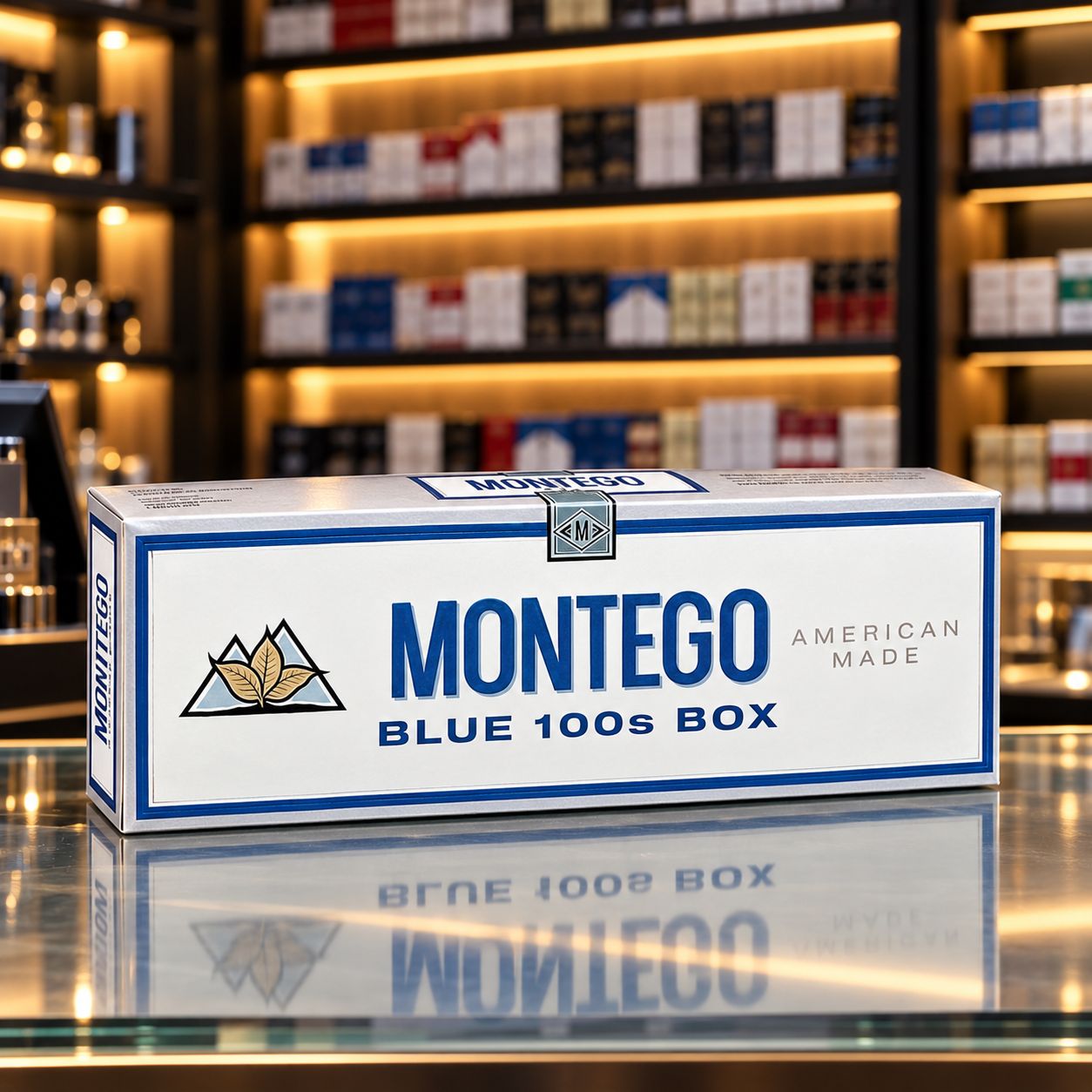 MONTEGO 100S BLUE CARTON MONTEGO 100S BLUE CARTON