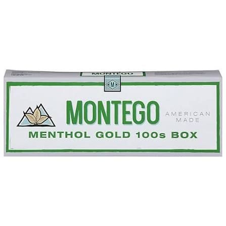 MONTEGO 100S MENTHOL GOLD CARTON