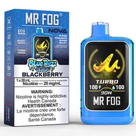MR FOG 36k Blue Razz Steezy Blackberry MR FOG 36k Blue Razz Steezy Blackberry