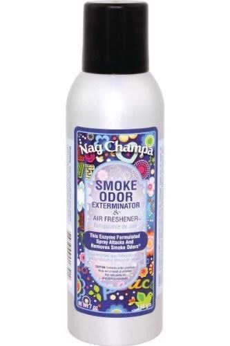 NAG CHAMPA SMOKE ODOR EXTERMINATOR & AIR FRESHENER 7OZ NAG CHAMPA SMOKE ODOR EXTERMINATOR & AIR FRESHENER 7OZ