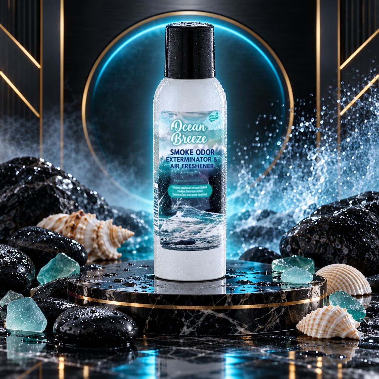 OCEAN BREEZE SMOKE ODOR EXTERMINATOR & AIR FRESHENER 7OZ OCEAN BREEZE SMOKE ODOR EXTERMINATOR & AIR FRESHENER 7OZ