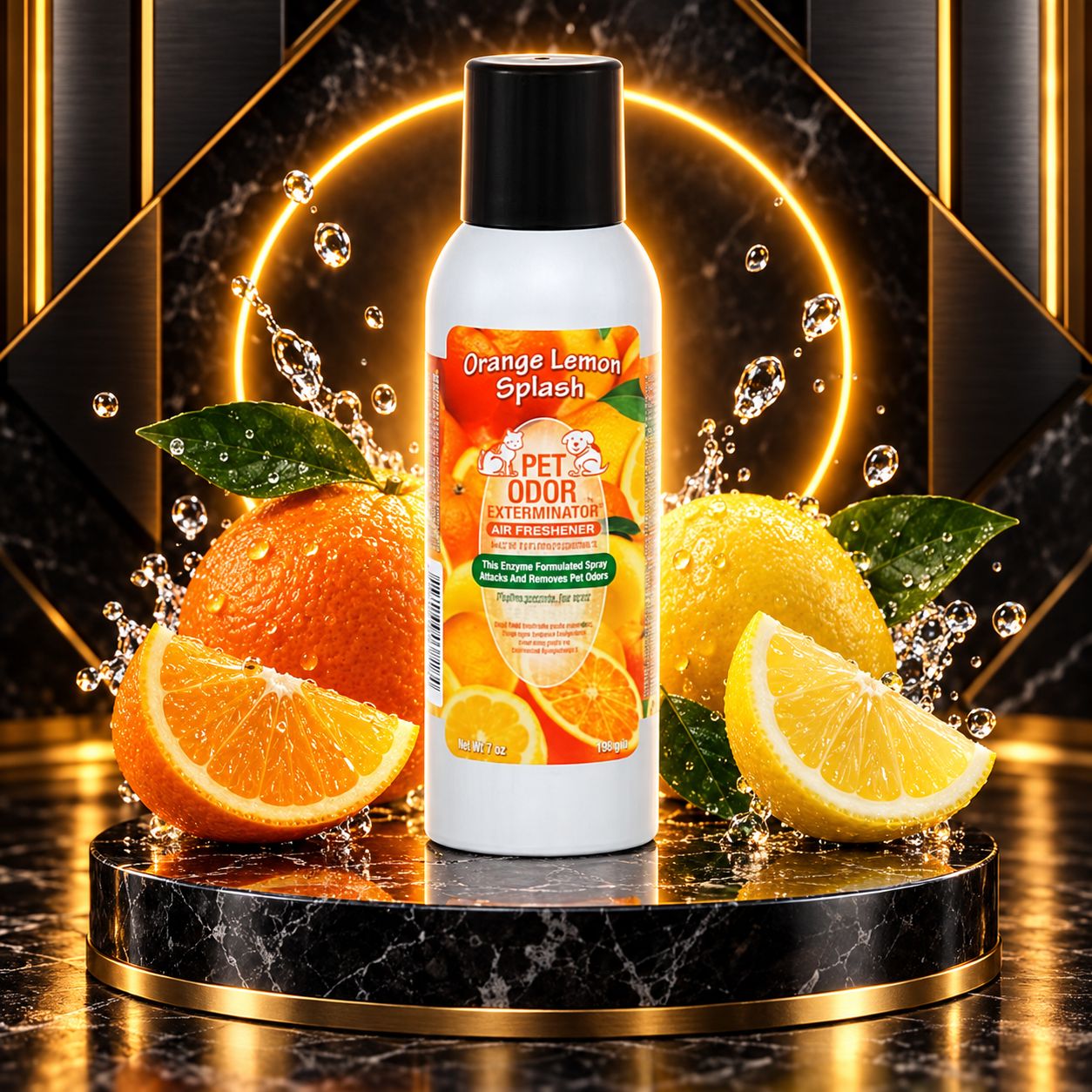 ORANGE LEMON SPLASH SMOKE ODOR EXTERMINATOR & AIR FRESHENER 7OZ ORANGE LEMON SPLASH SMOKE ODOR EXTERMINATOR & AIR FRESHENER 7OZ