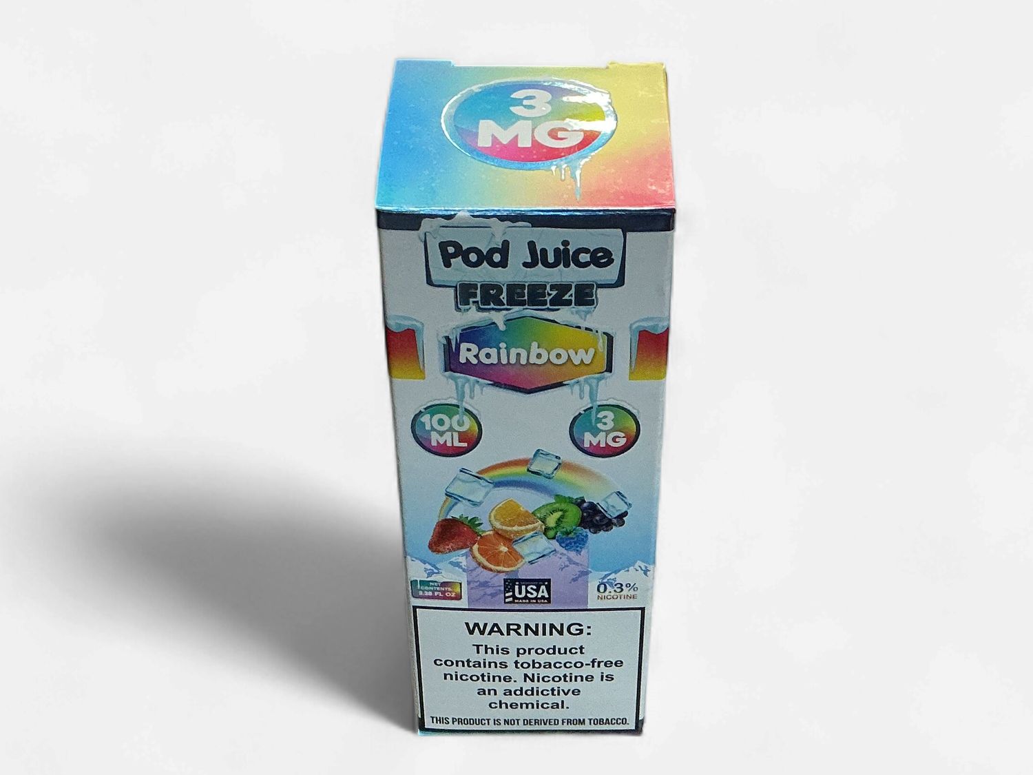 POD JUICE FREEZE RAINBOW 3MG POD JUICE FREEZE RAINBOW 3MG