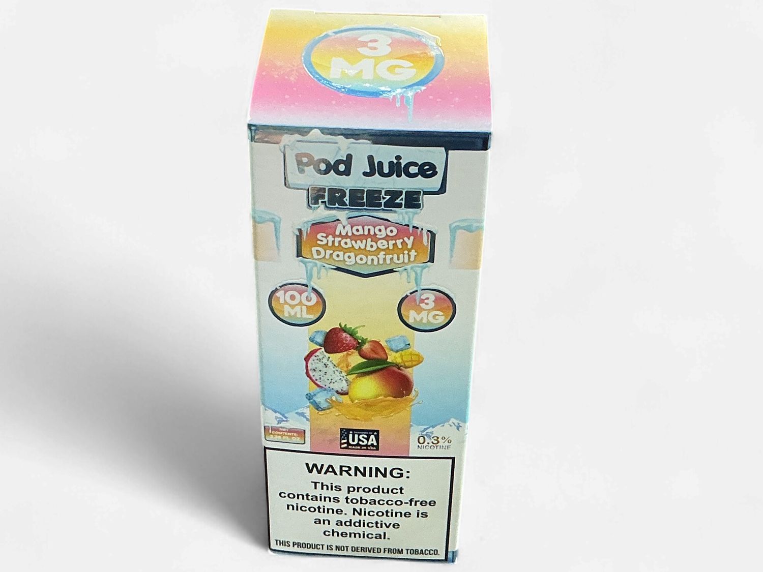 POD JUICE FREEZE MANGO STRAWBERRY DRAGONFRUIT 3MG POD JUICE FREEZE MANGO STRAWBERRY DRAGONFRUIT 3MG