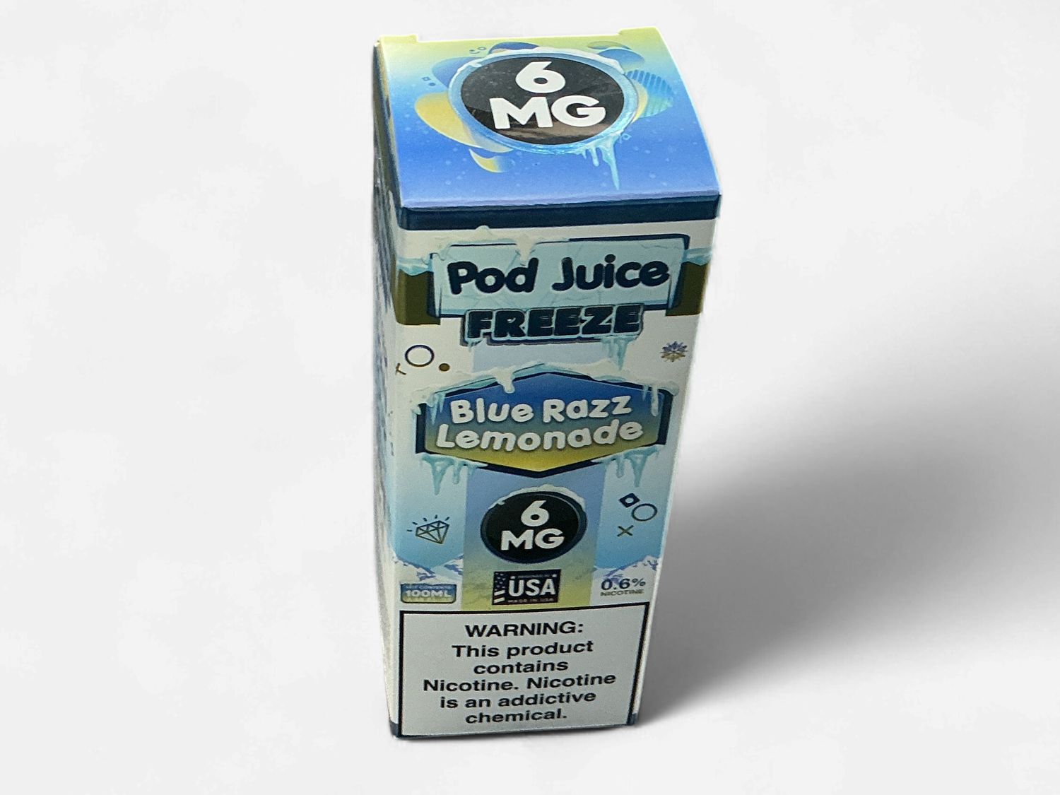 POD JUICE FRREZE BLUE RAZZ 6M
