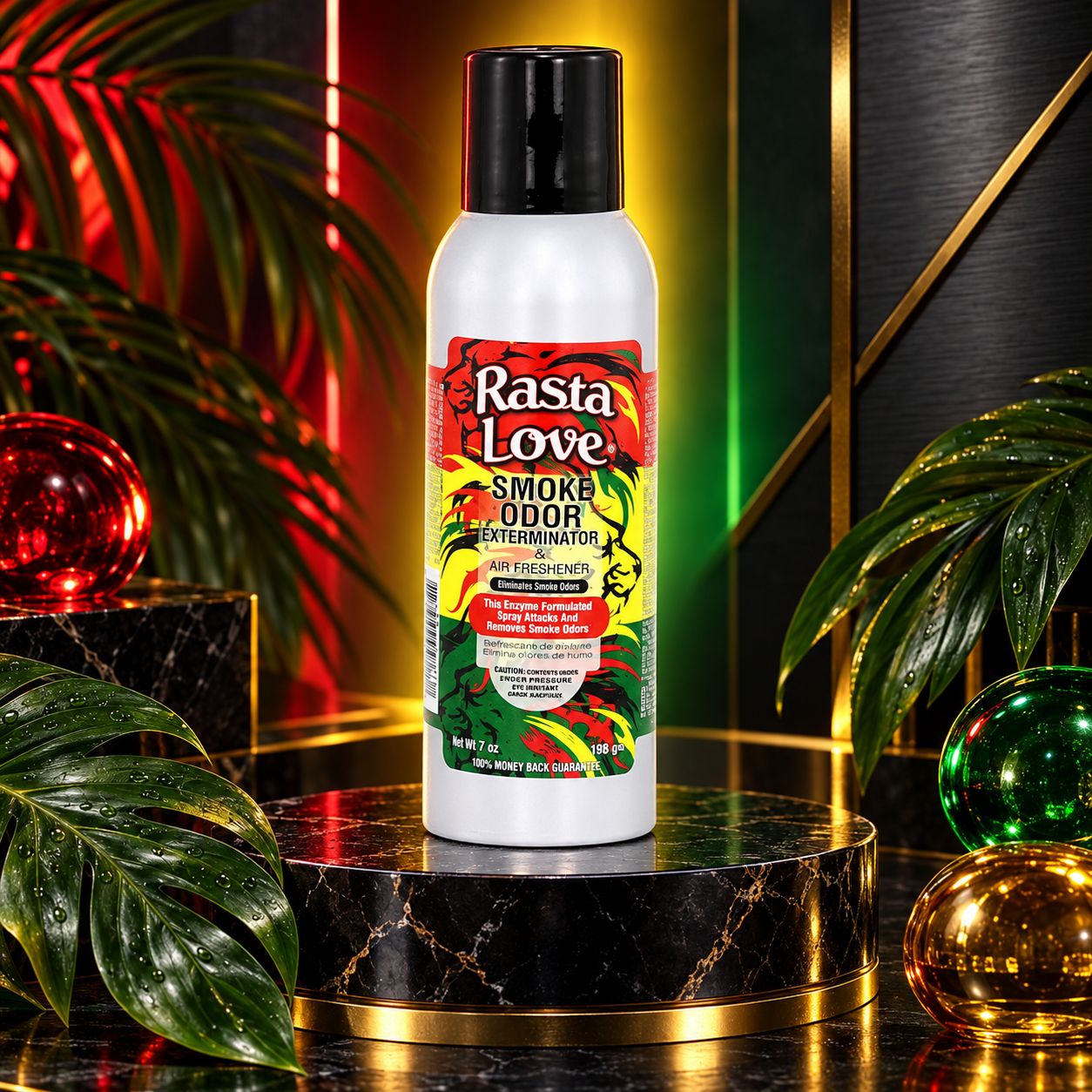 RASTA LOVE SMOKE ODOR EXTERMINATOR & AIR FRESHENER 7OZ RASTA LOVE SMOKE ODOR EXTERMINATOR & AIR FRESHENER 7OZ