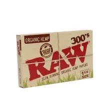 RAW ORGANIC HEMP PAPERS 1 1/4 300'S RAW ORGANIC HEMP PAPERS 1 1/4 300'S