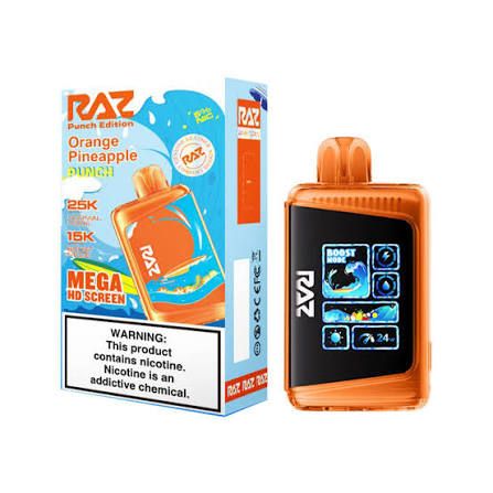 RAZ 25K LTZ ORANGE PINEAPPLE PUNCH RAZ 25K LTZ ORANGE PINEAPPLE PUNCH