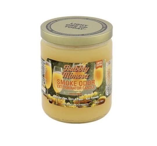 SMOKE ODOR EXTEMINATOR CANDLE 13OZ BUBBLY MIMOSA
