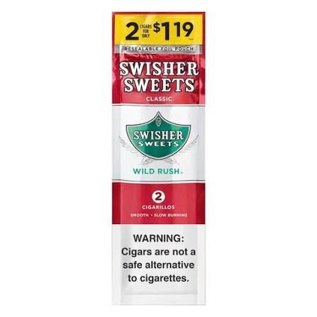 SWISHER 2 FOR 1.19 WILD RUSH SWISHER 2 FOR 1.19 WILD RUSH