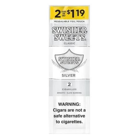 SWISHER SWEETS 2/ 1.39 SILVER SWISHER SWEETS 2/ 1.39 SILVER
