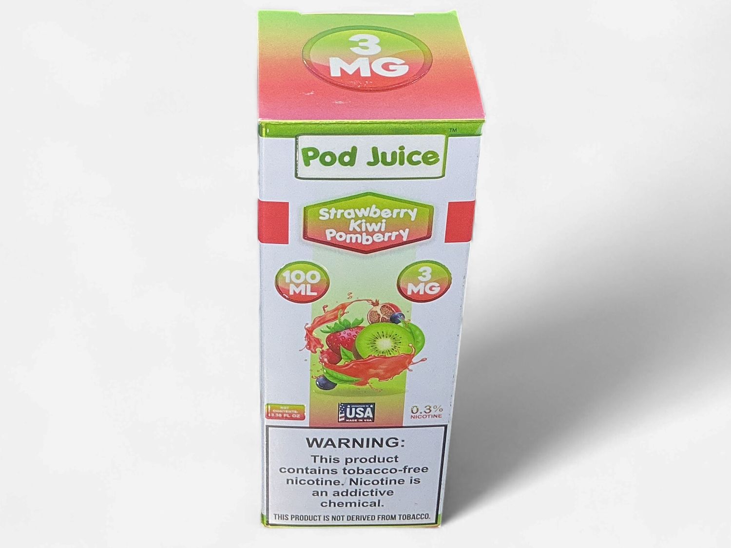 POD JUICE STRAWBERRY KIWI POMBERRY 3MG POD JUICE STRAWBERRY KIWI POMBERRY 3MG