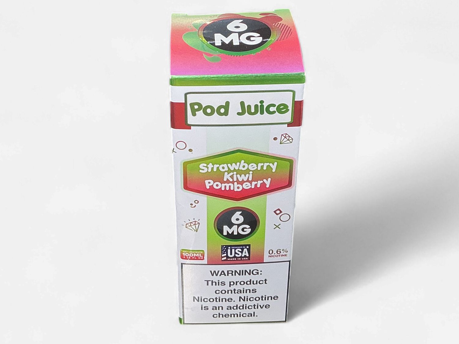 POD JUICE STRAWBERRY KIWI POMBERRY 6MG