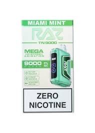RAZ 0 NIC TN 9k MIAMI MINT RAZ 0 NIC TN 9k MIAMI MINT