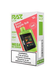 RAZ LTX 25K SOUR APPLE ICE RAZ LTX 25K SOUR APPLE ICE