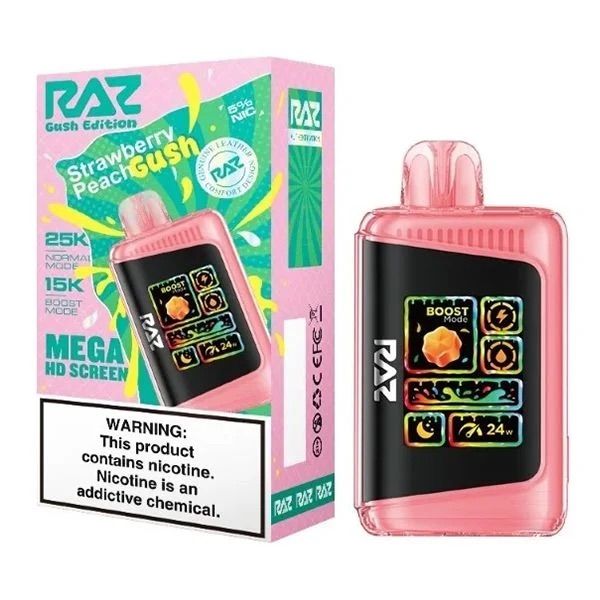 RAZ LTX 25k STRAWBERRY PEACH GUSH RAZ LTX 25k STRAWBERRY PEACH GUSH