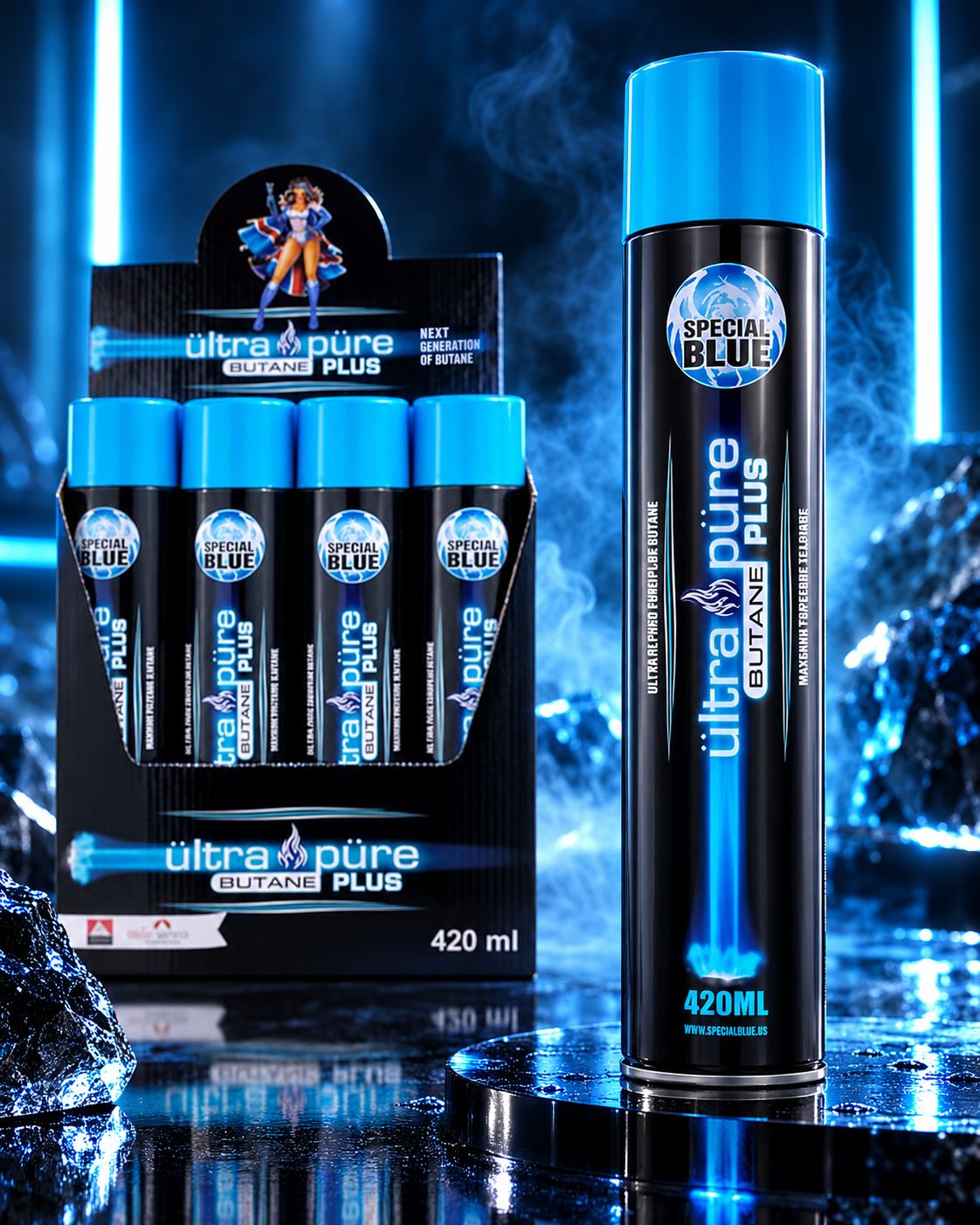 SPECIAL BLUE BUTANE 420 ML