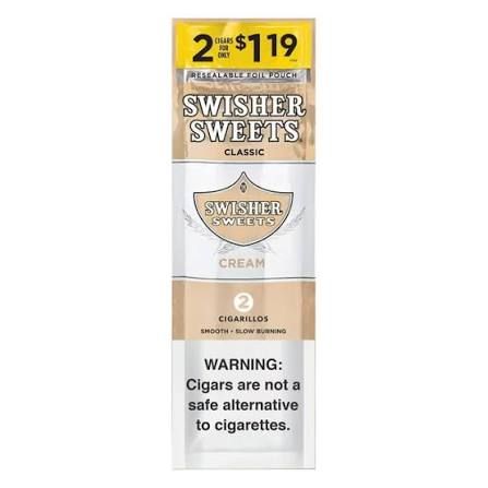 SWISHER 2 FOR 1.19 CREAM SWISHER 2 FOR 1.19 CREAM