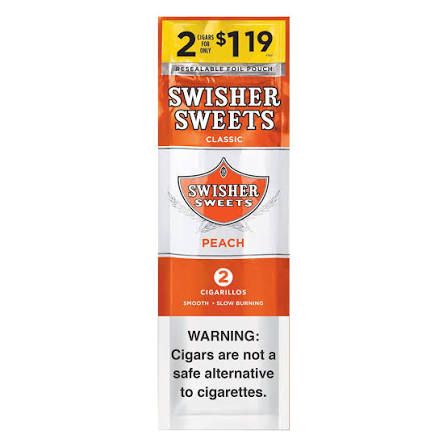 SWISHER 2 FOR 1.19 PEACH