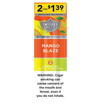 SWISHER SWEETS 2/ 1.39 MANGO BLAZE SWISHER SWEETS 2/ 1.39 MANGO BLAZE