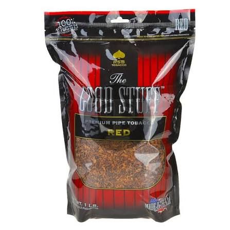 THE GOOD STUFF PIPE TOBACCO 16 Oz RED THE GOOD STUFF PIPE TOBACCO 16 Oz RED
