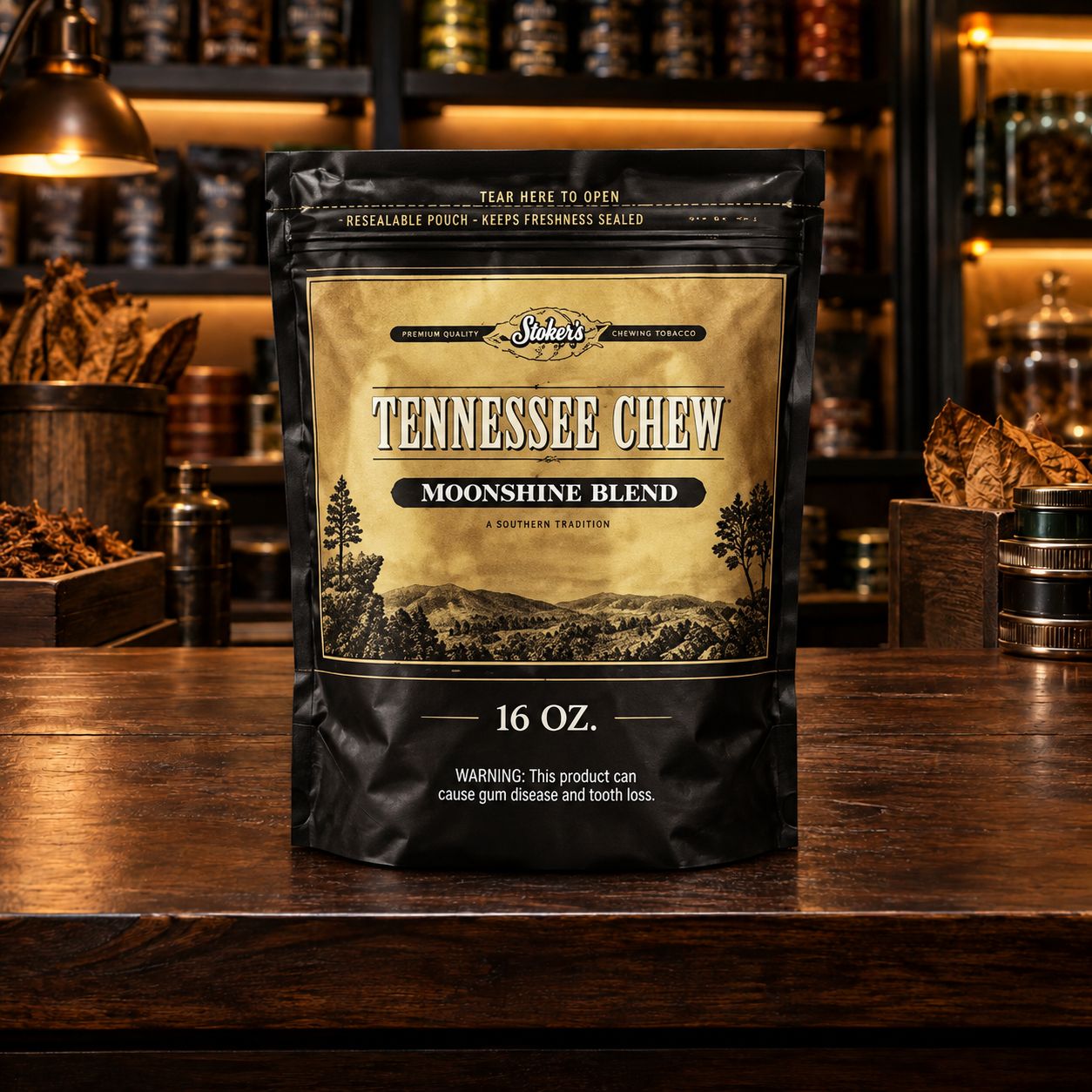 TENNESSEE CHEW MOONSHINE BLEND 16 OZ TENNESSEE CHEW MOONSHINE BLEND 16 OZ