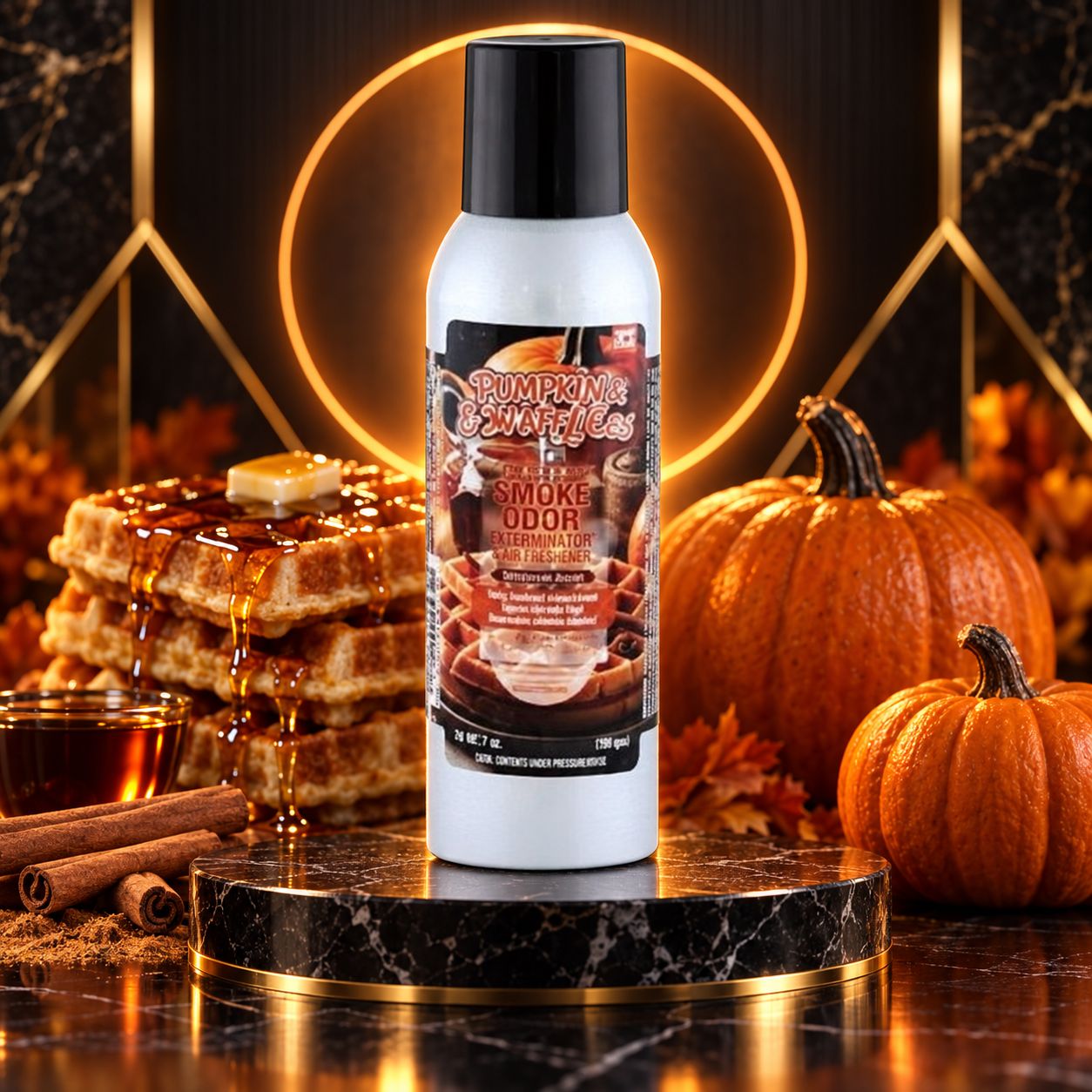PUMPKIN & WAFFLES SMOKE ODOR EXTERMINATOR & AIR FRESHENER 7OZ PUMPKIN & WAFFLES SMOKE ODOR EXTERMINATOR & AIR FRESHENER 7OZ