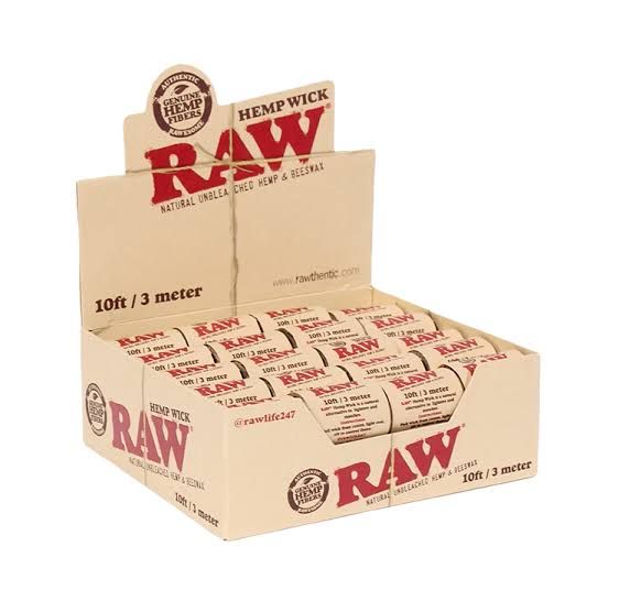 RAW 10FT / 3 METER HEMP WICK RAW 10FT / 3 METER HEMP WICK