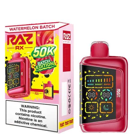 RAZ RX BATCH EDITION 50K WATERMELON RAZ RX BATCH EDITION 50K WATERMELON