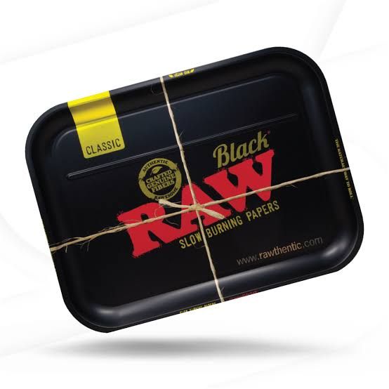 ROLLING TRAYS RAW BLACK ROLLING TRAYS RAW BLACK