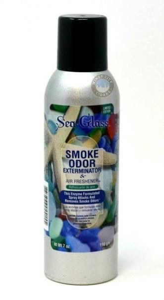 SEA GLASS SMOKE ODOR EXTERMINATOR & AIR FRESHENER 7OZ SEA GLASS SMOKE ODOR EXTERMINATOR & AIR FRESHENER 7OZ