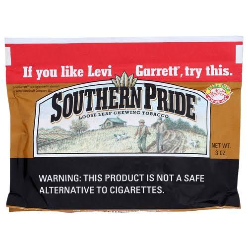 SOUTHERN PRIDE LOOSE LEAF CHEEWING TOBACCO 3 OZ SOUTHERN PRIDE LOOSE LEAF CHEEWING TOBACCO 3 OZ