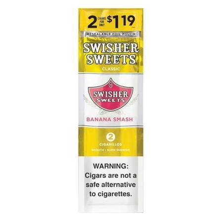 SWISHER 2 FOR 1.39 BANANA SMASH SWISHER 2 FOR 1.39 BANANA SMASH