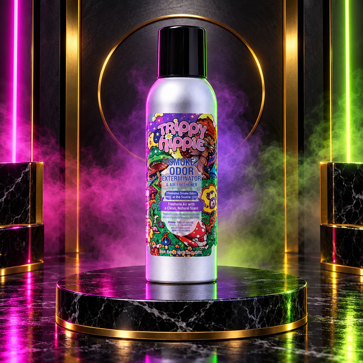 TRIPPY HIPPIE SMOKE ODOR EXTERMINATOR &amp; AIR FRESHENER 7OZ