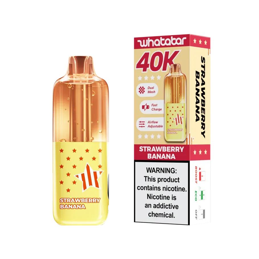 WHATABAR 40K STRAWBERRY BANANA WHATABAR 40K STRAWBERRY BANANA
