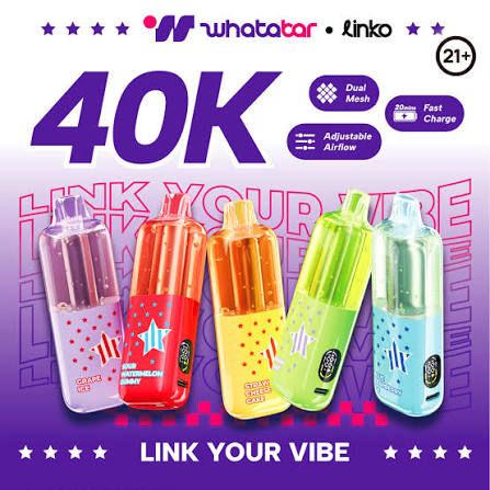 WHATABAR 40K STRAWBERRY WATERMELON